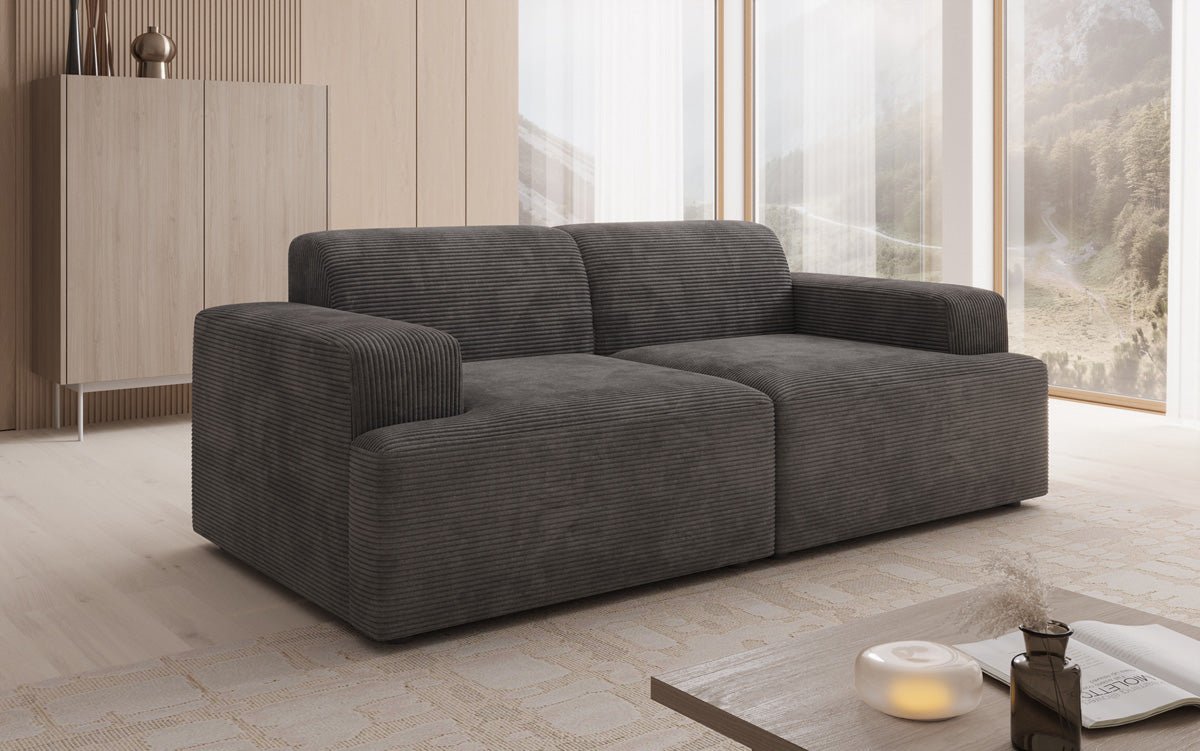 Designer 2 Sitzer Sofa Monza  in Cord