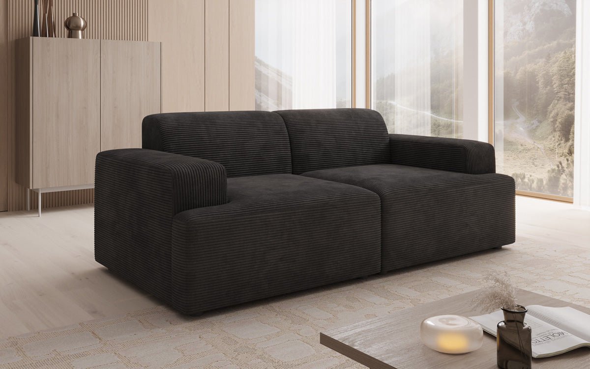 Designer 2 Sitzer Sofa Monza  in Cord