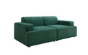 Designer 2 Sitzer Sofa Monza  in Samt