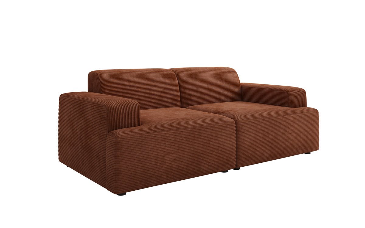 Designer 2 Sitzer Sofa Monza  in Cord