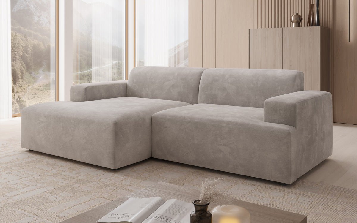 Designer Sofa Monza L in Samt