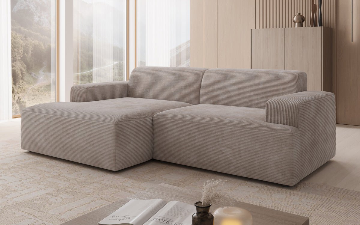 Designer Sofa Monza L in Cord