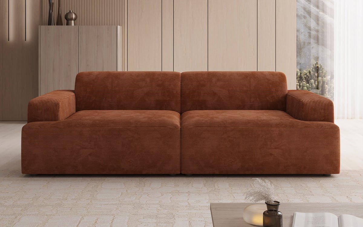 Designer 3 Sitzer Sofa Monza  in Cord