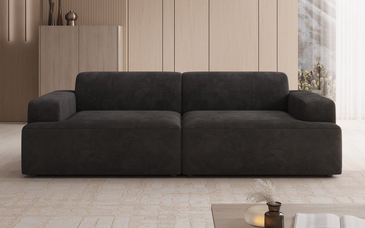 Designer 3 Sitzer Sofa Monza  in Cord