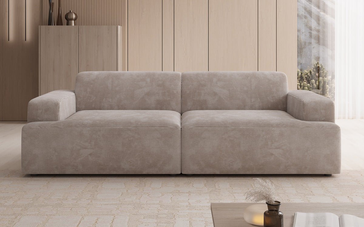 Designer 3 Sitzer Sofa Monza  in Cord