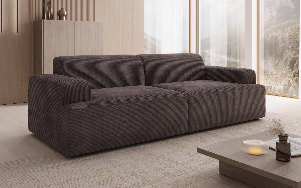 Designer 3 Sitzer Sofa Monza  in Cord