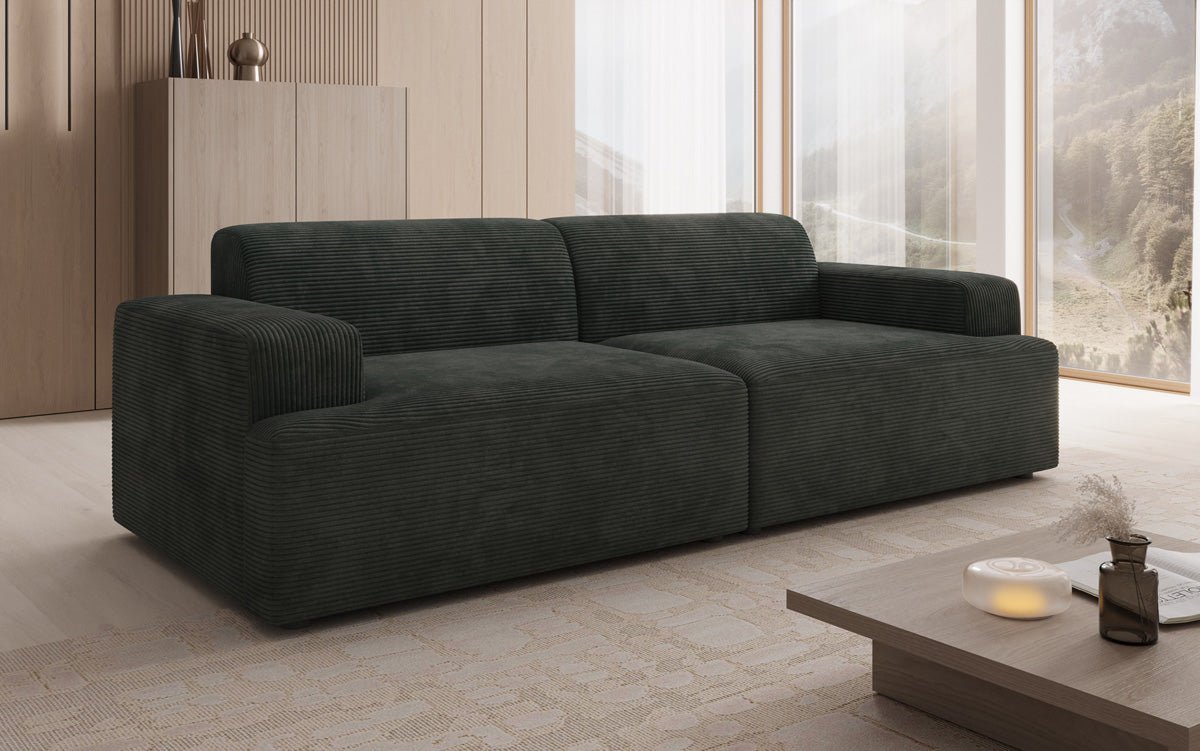Designer 3 Sitzer Sofa Monza  in Cord