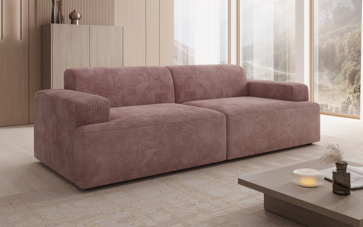 Designer 3 Sitzer Sofa Monza  in Cord