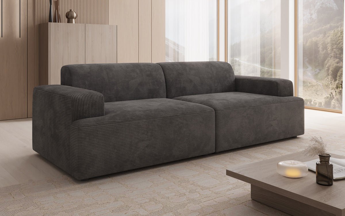 Designer 3 Sitzer Sofa Monza  in Cord