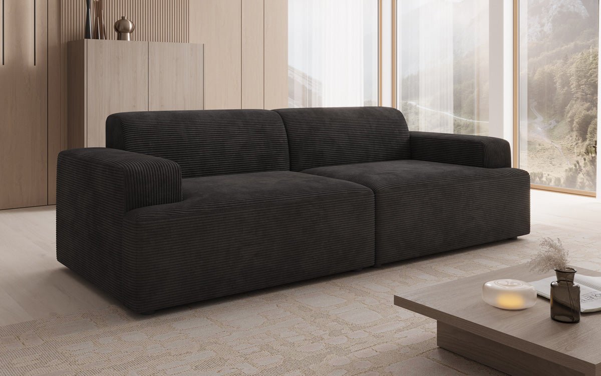 Designer 3 Sitzer Sofa Monza  in Cord