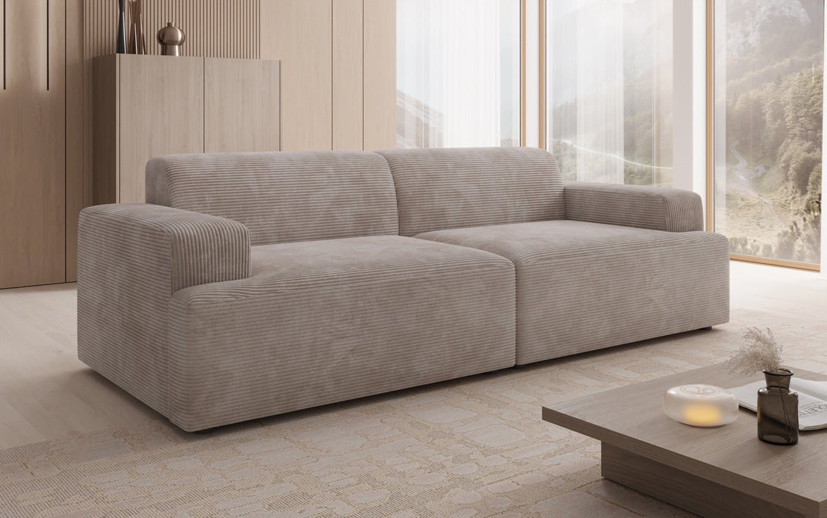 Designer 3 Sitzer Sofa Monza  in Cord