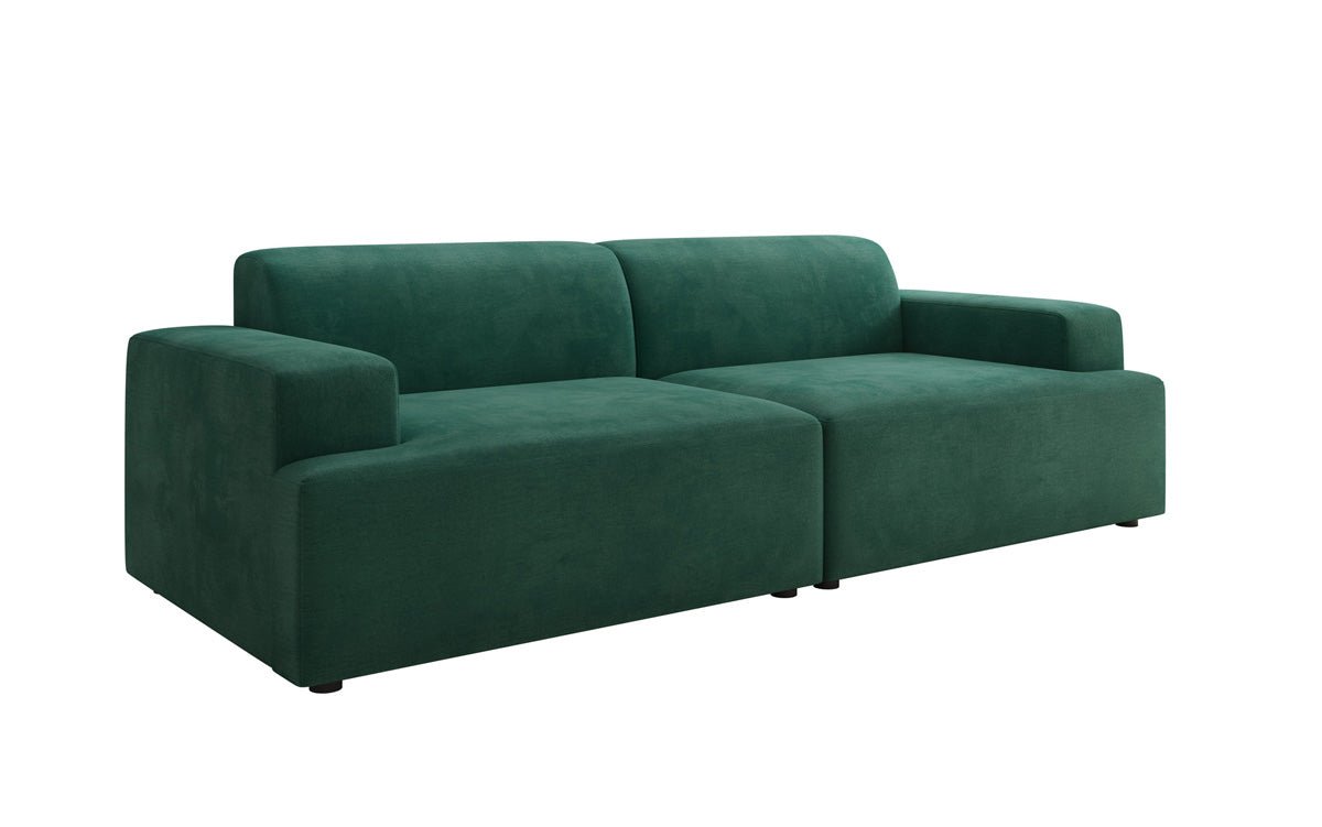 Designer 3 Sitzer Sofa Monza  in Samt