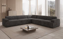 Designer Ecksofa Monza Wohnlandschaft XXL in Cord