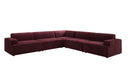 Designer Ecksofa Monza Wohnlandschaft XXL in Samt