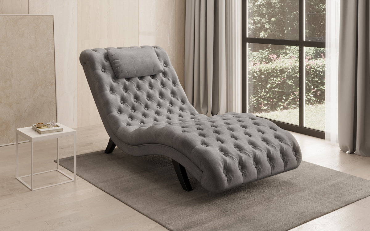 Designer Relax-Liege Elarion in Samt