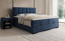 Boxspringbett Alessia mit Stauraum in Samt