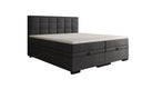 Boxspringbett Alessia mit Stauraum in Samt