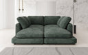 Designer Lounge-Sofa Thalessa in Cord