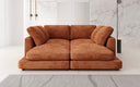 Designer Lounge-Sofa Thalessa in Cord