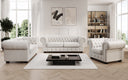 Chesterfield 2 Sitzer Sofa Royal in Echtleder