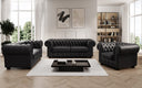 Chesterfield 2 Sitzer Sofa Royal in Echtleder