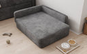 Hundebett BelloCouch 80 × 100 cm in Cord