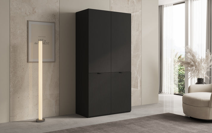Moduro Varo – Design-Kleiderschrank mit gefräster MDF-Front
