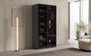 Moduro Luno – Design-Kleiderschrank mit Glasfront und LED-Innenbeleuchtung