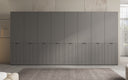 Moduro Faro XL – Viermoduliger Design-Kleiderschrank mit strukturierter MDF-Front
