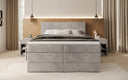 Boxspringbett Noren mit Stauraum in Samt