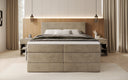 Boxspringbett Noren mit Stauraum in Samt
