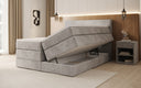Boxspringbett Noren mit Stauraum in Samt