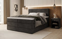 Boxspringbett Noren mit Stauraum in Samt
