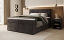 Boxspringbett Noren mit Stauraum in Samt