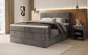 Boxspringbett Noren mit Stauraum in Samt