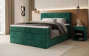 Boxspringbett Noren mit Stauraum in Samt