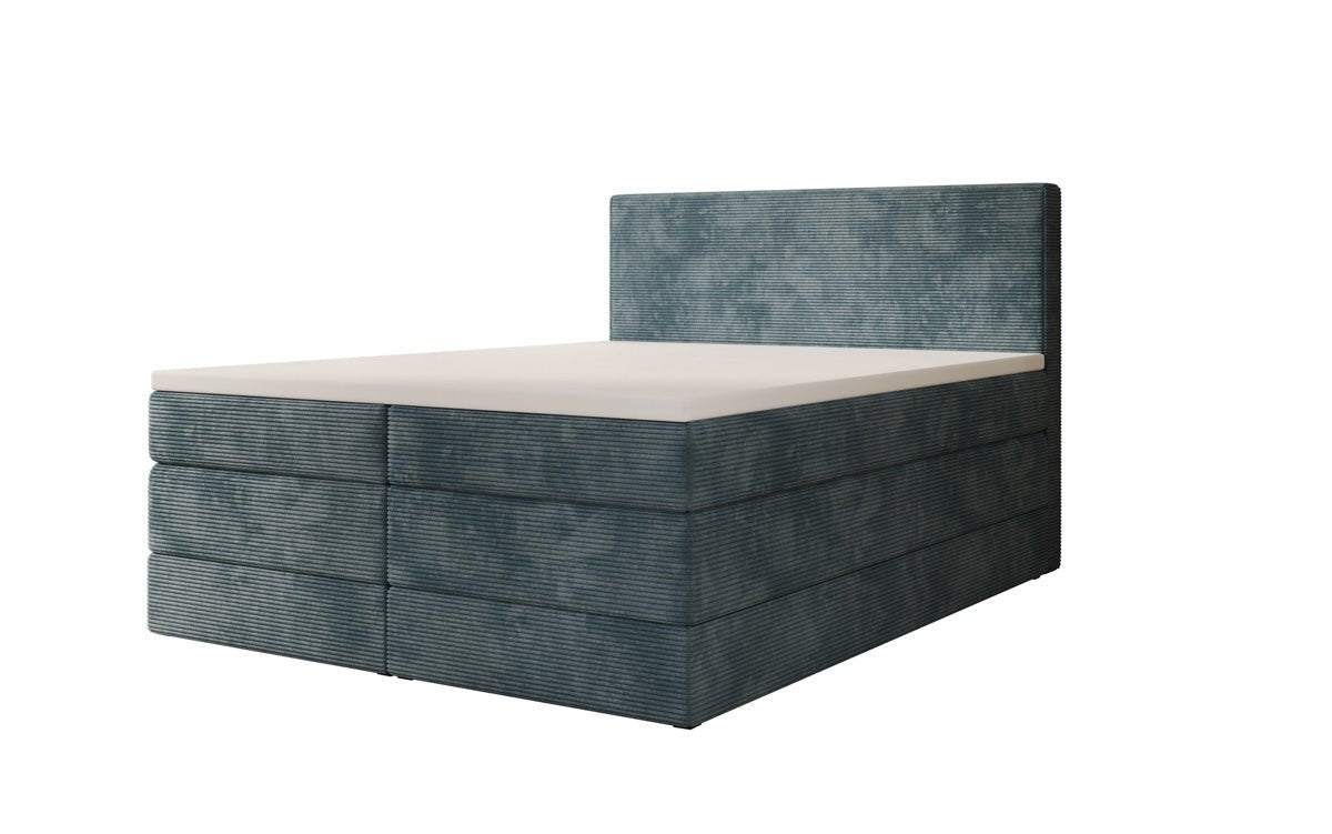 Boxspringbett Noren mit Stauraum in Cord