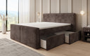 Boxspringbett Ophelia II mit Schubladen in Cord