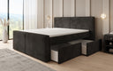 Boxspringbett Ophelia II mit Schubladen in Cord