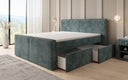 Boxspringbett Ophelia II mit Schubladen in Cord