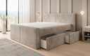 Boxspringbett Ophelia II mit Schubladen in Cord