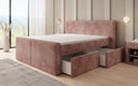 Boxspringbett Ophelia II mit Schubladen in Cord