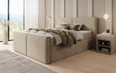 Boxspringbett Ophelia II mit Schubladen in Samt