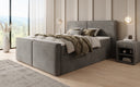 Boxspringbett Ophelia II mit Schubladen in Samt