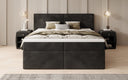 Boxspringbett Ophelia mit Schubladen in Samt