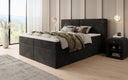Boxspringbett Ophelia mit Schubladen in Samt