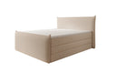 Boxspringbett Liana II mit hochklappbarem Stauraum in Teddy Bouclé