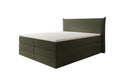 Boxspringbett Liana mit hochklappbarem Stauraum in Teddy Bouclé