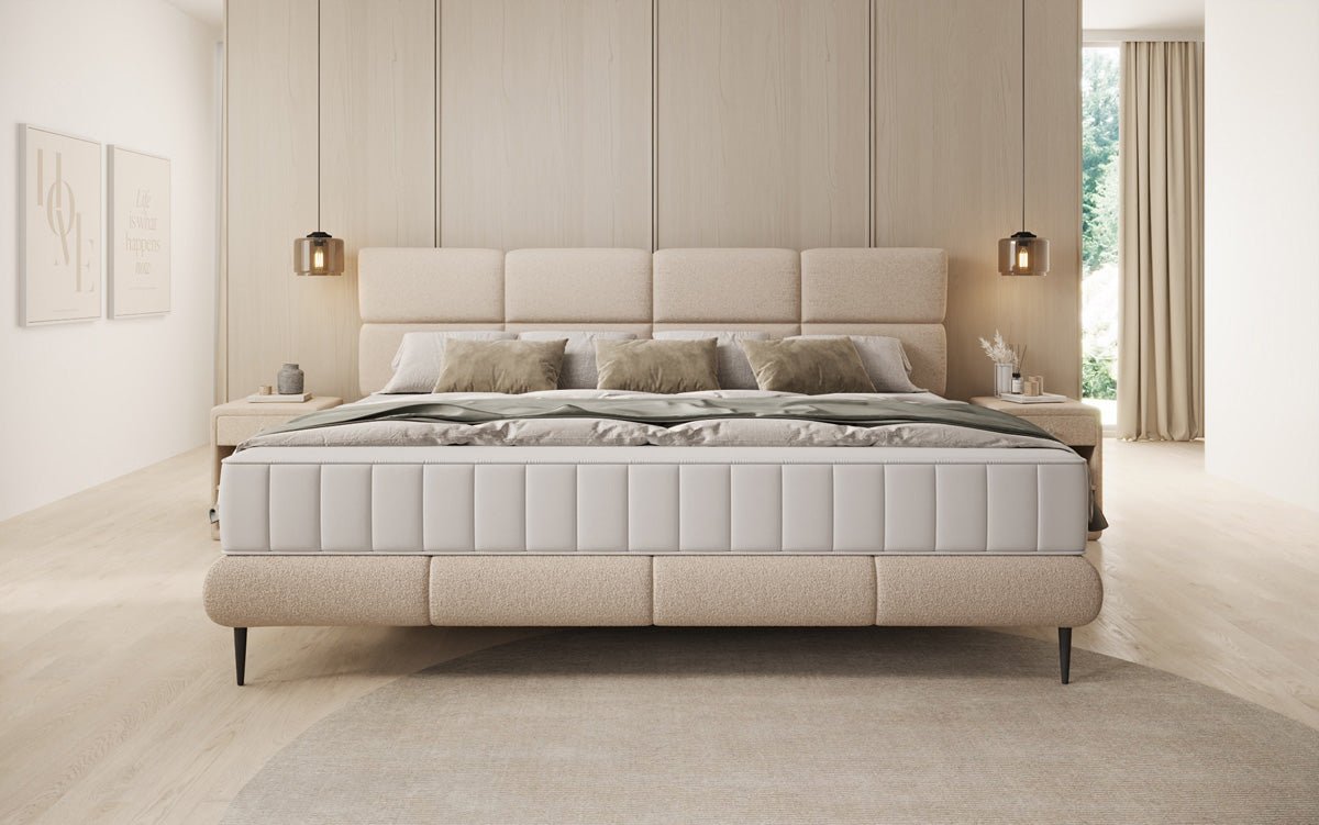 Familien Polsterbett Milano Bouclé in 220/240x200