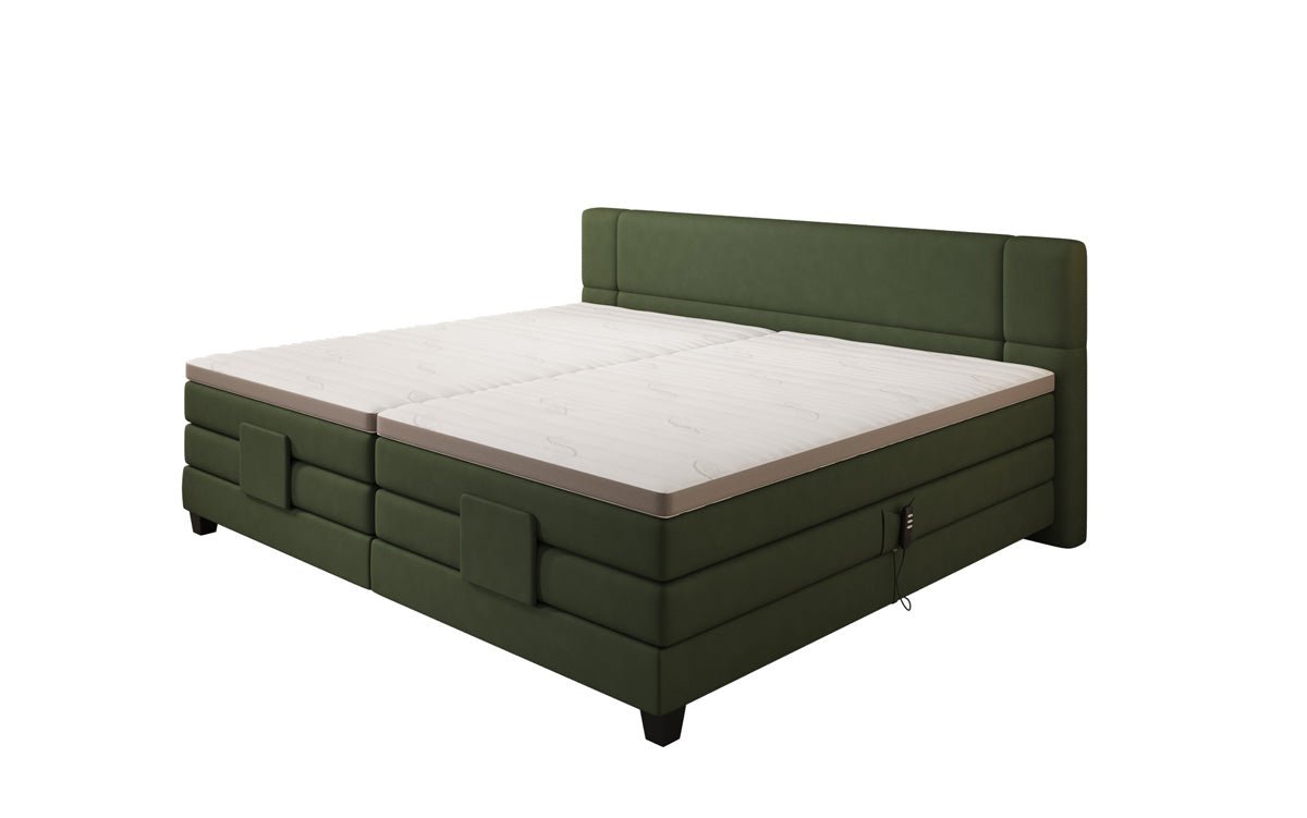 Familien Boxspringbett Noela 220/240x200 elektrisch verstellbar in Stoff